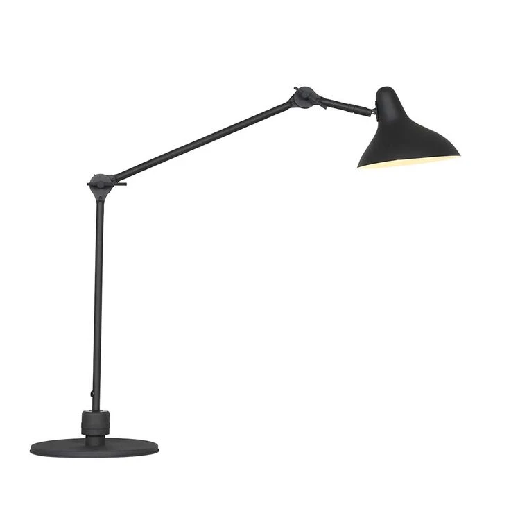 Tischleuchte Schwarz, Gelenke Verstellbar, H 40 Cm – Bild 13