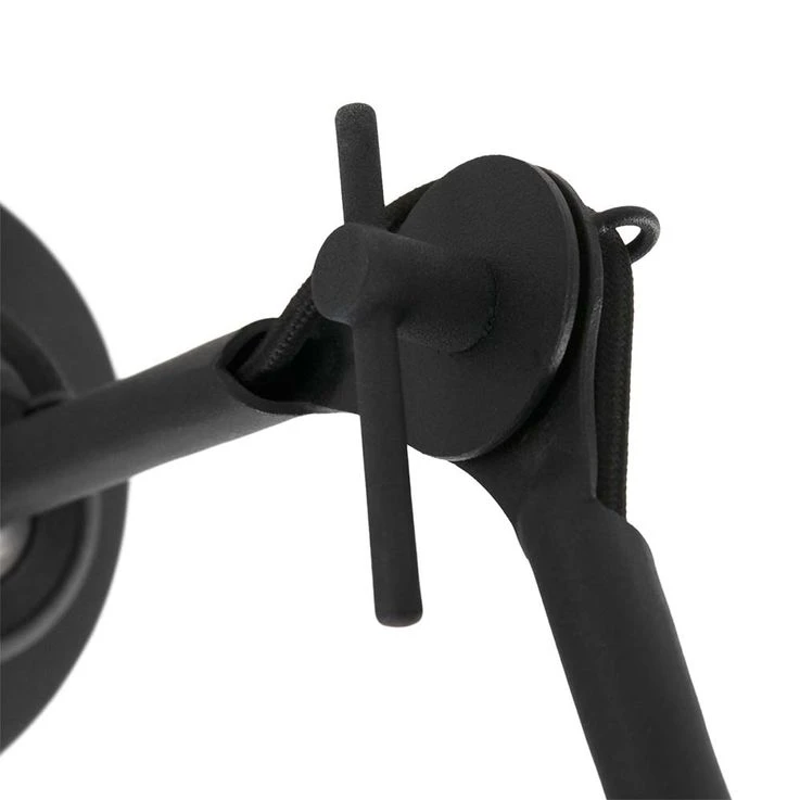 Wandleuchte Schwarz, Gelenke Verstellbar, H 25 Cm – Bild 14