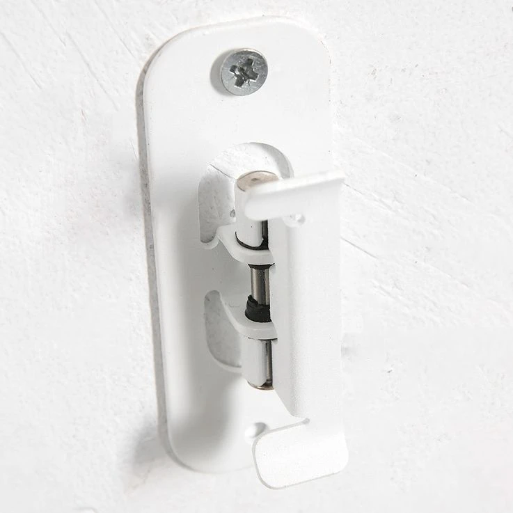 Wandleuchte, Eichenholz, Weiß, H 17 Cm, – Bild 11