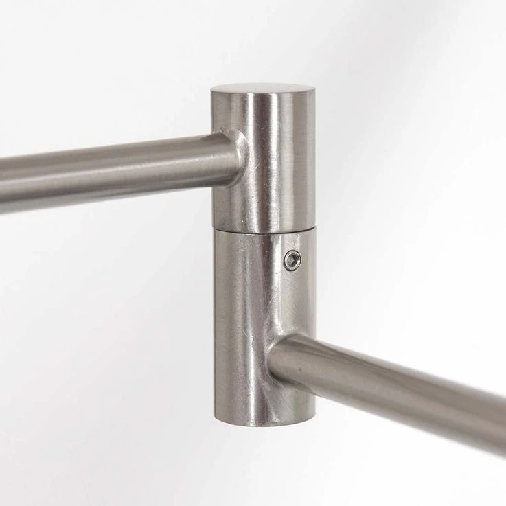 LED Stehleuchte, Metall, Stahl, Dimmer, Verstellbar, H 125cm – Bild 5