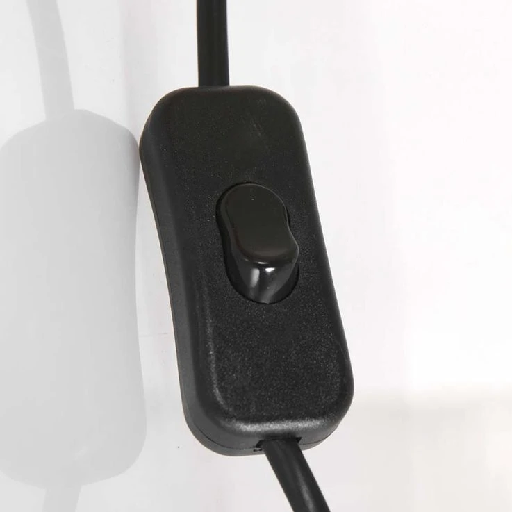 Tischleuchte, Kugellampe, Gips, Weiß, Schalter, H 18,5 Cm – Bild 7