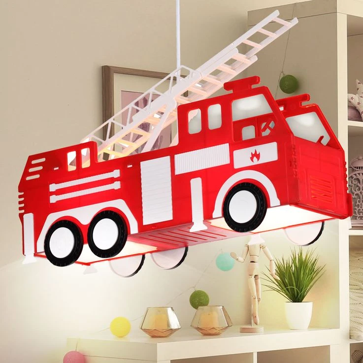 Hängeleuchte Im Feuerwehr-Design Für Das Kinderzimmer KITA – Bild 6