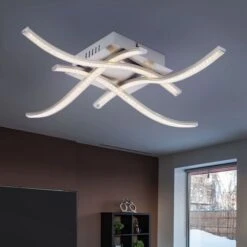 15 Watt LED Deckenleuchte Mit Kristalloptik JORNE