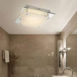 12W LED Küche Deckenleuchte Mit Glas Mit Decor NOIR