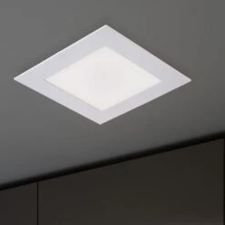 LED Einbau Panel, 480 Lumen, Neutralweiß, Eckig, L 12 Cm, VT-800
