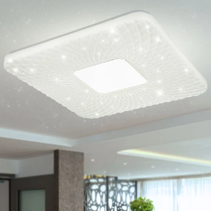 LED Deckenleuchte, Weiß, CCT, Sterneneffekt, L 53 Cm FINDUS – Bild 3