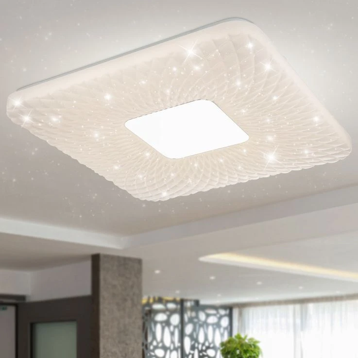 LED Deckenleuchte, Weiß, CCT, Sterneneffekt, L 53 Cm FINDUS – Bild 4