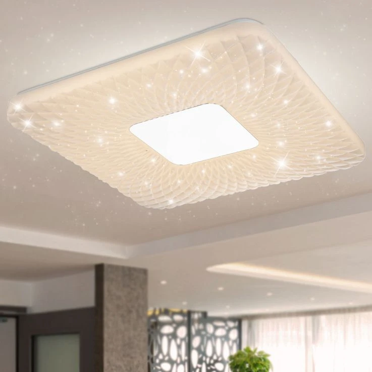 LED Deckenleuchte, Weiß, CCT, Sterneneffekt, L 53 Cm FINDUS – Bild 5