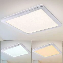 LED Panel, 1485 Lumen, Kristalle, CCT, L 40 Cm, GUSSAGO