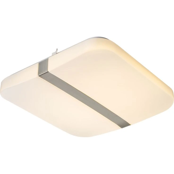 LED Deckenleuchte, Chrom, Quadrat, L 33,5 Cm – Bild 10