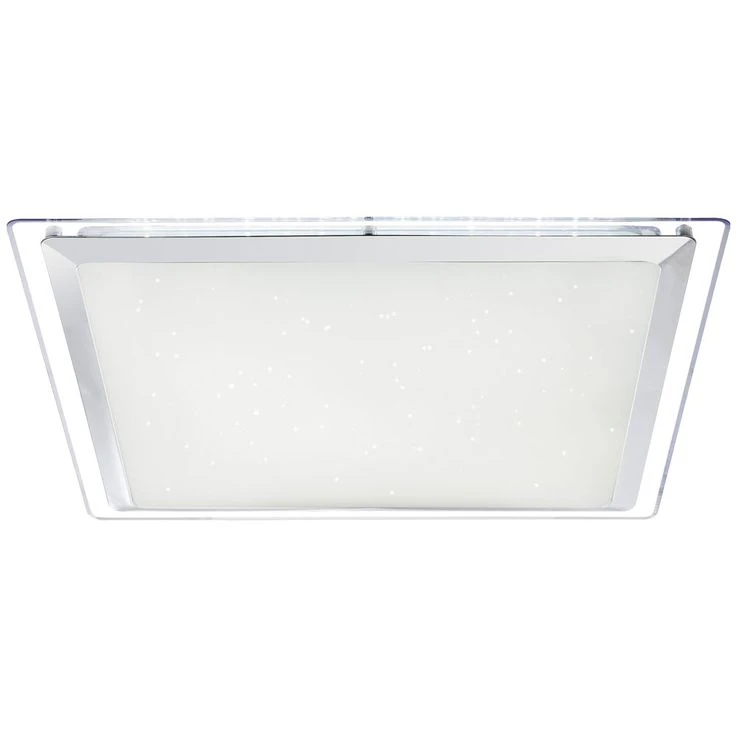 LED Deckenleuchte, Fernbedienung, Dimmbar, Sparkle, Chrom – Bild 7