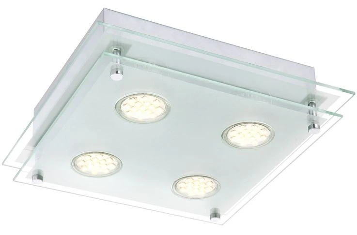Elegante LED Deckenleuchte Mit Satiniertem Glas GREG – Bild 2