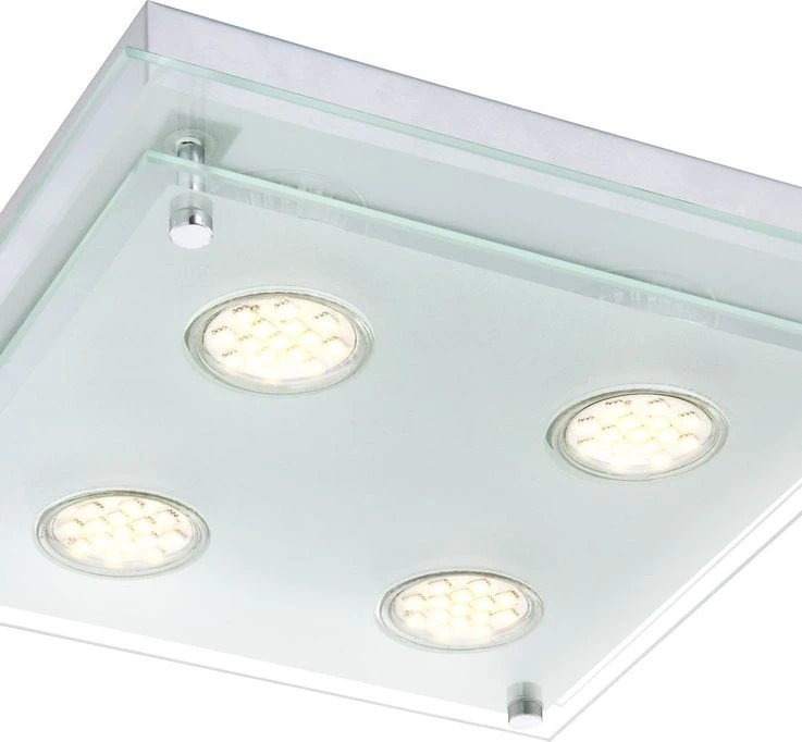 Elegante LED Deckenleuchte Mit Satiniertem Glas GREG – Bild 3