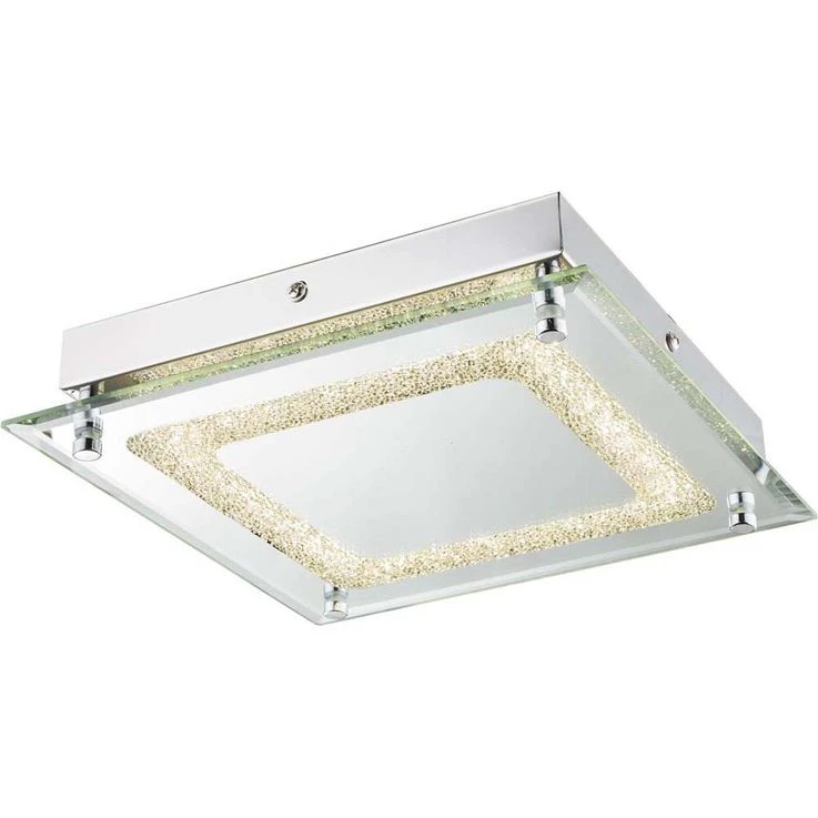 12W LED Treppenhaus Deckenleuchte Aus Chrom CYRIS