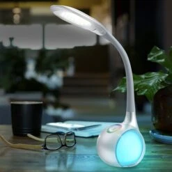 LED Tischleuchte, Touchdimmer, Farbwechsler, Spot Beweglich