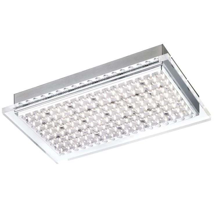 LED Deckenleuchte, Stahl, Silber, Acrylglas, L 31 Cm – Bild 2