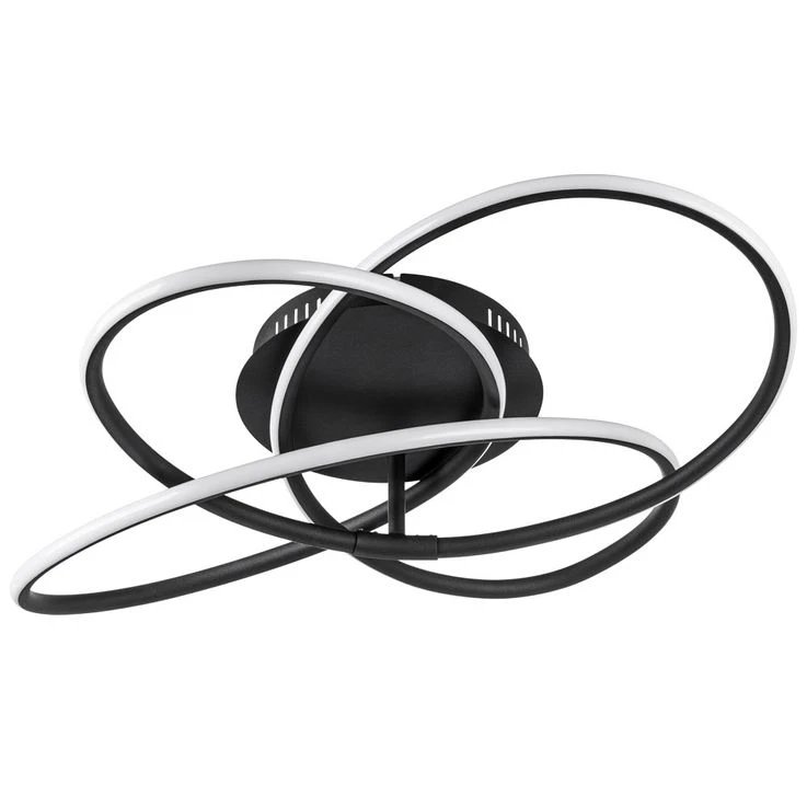 LED Deckenleuchte, Schwarz-matt, 60 Cm – Bild 2