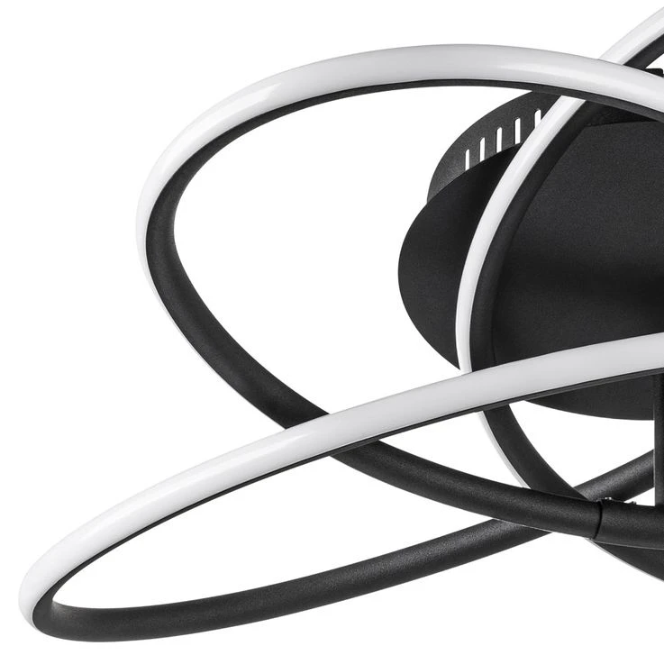 LED Deckenleuchte, Schwarz-matt, 60 Cm – Bild 4