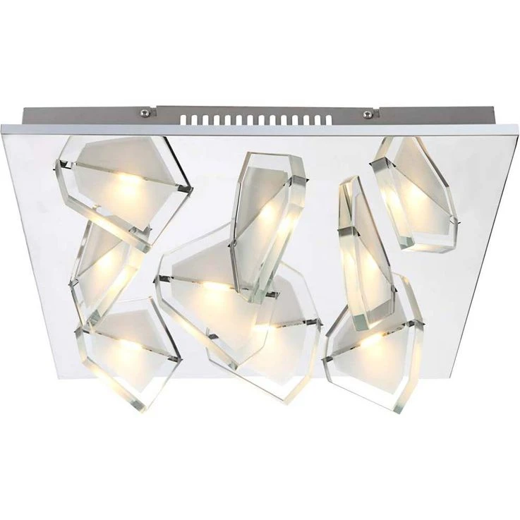 Attraktive 40,5W LED Esszimmer Deckenleuchte Aus Chrom MIA – Bild 2