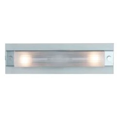 Wandleuchte, Glas Satiniert, Chrom, L 42,5 Cm