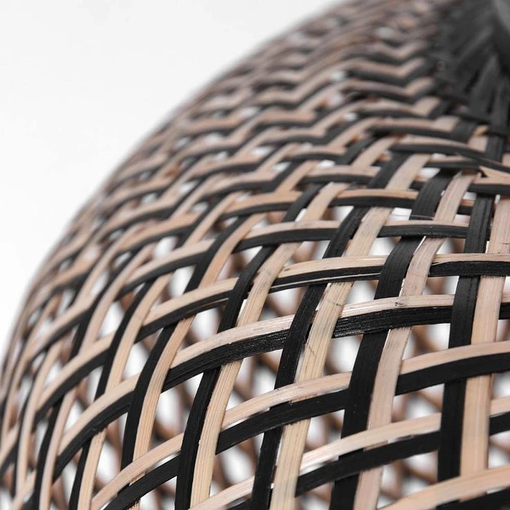 Bogenstehleuchte, Holz, Schwarz, Höhenverstellbar, H 210 Cm – Bild 4