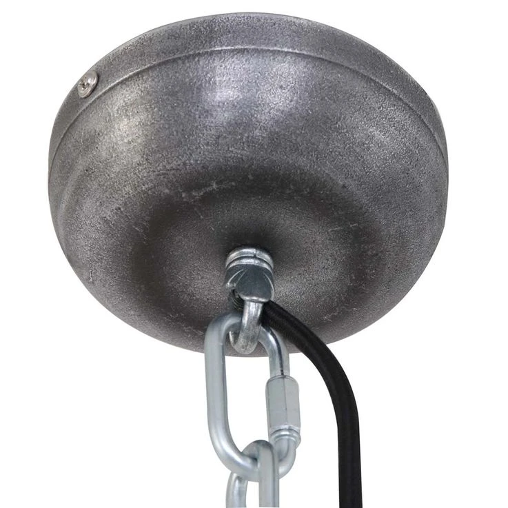 Pendelleuchte, Metall Glas, Schwarz, H 55 Cm – Bild 2