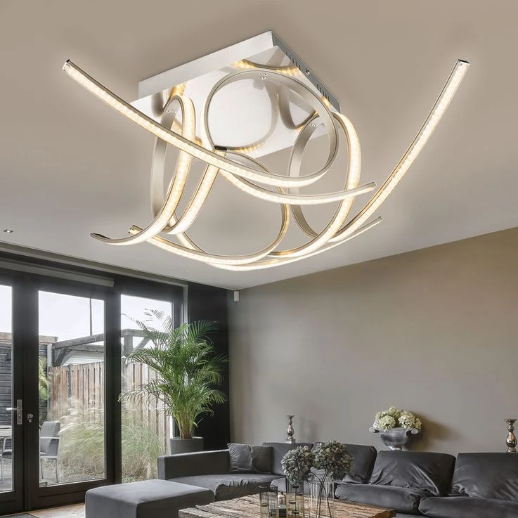 Design LED 30 Watt Deckenleuchte Mit Kristall Effektfolie – Bild 3