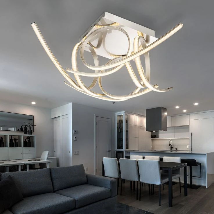 Design LED 30 Watt Deckenleuchte Mit Kristall Effektfolie – Bild 4