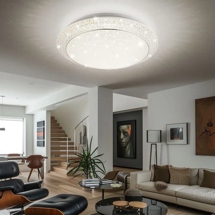 LED Deckenleuchte Mit CCT Schaltung Und Fernbedienung – Bild 6