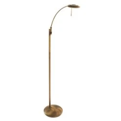 LED Stehleuchte Bronze, Dimmbar, Spot Verstellbar, H 118 Cm
