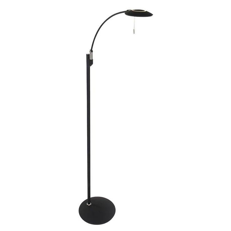 LED Stehleuchte Schwarz, Dimmbar, Verstellbar, H 118 Cm – Bild 15