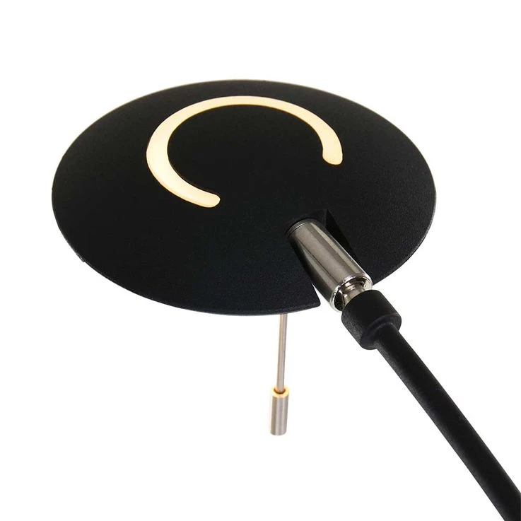 LED Stehleuchte Schwarz, Dimmbar, Verstellbar, H 118 Cm – Bild 3