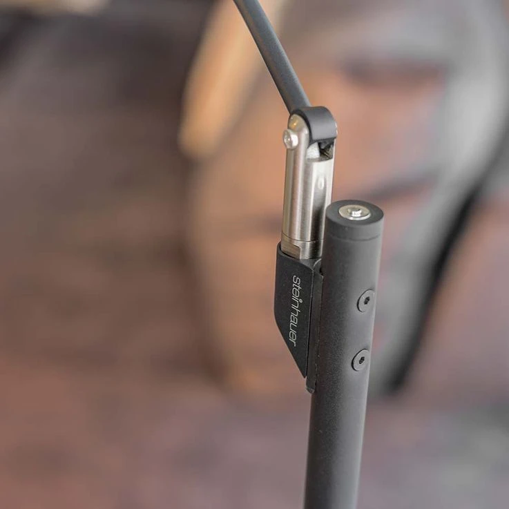 LED Stehleuchte Schwarz, Dimmbar, Verstellbar, H 118 Cm – Bild 7