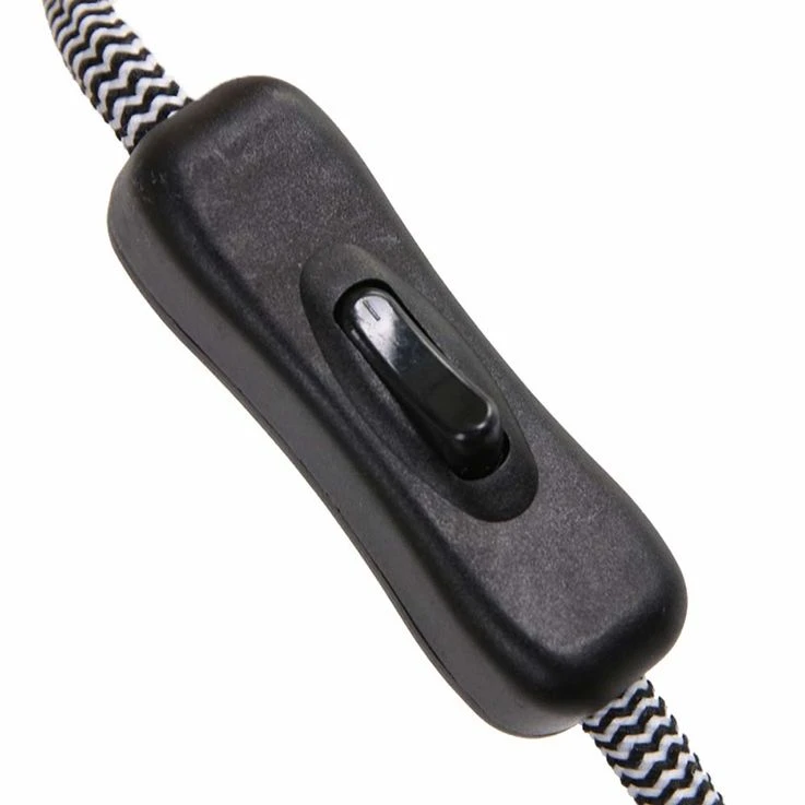 Tischleuchte, Verstellbar, Holz Natur, Metall Weiß, H 68 Cm – Bild 6