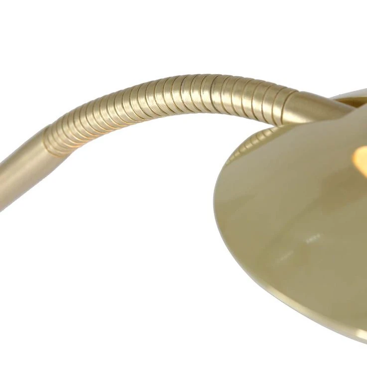 LED Deckenfluter, Lesespot, Dimmbar, Messing, H 185 Cm – Bild 8