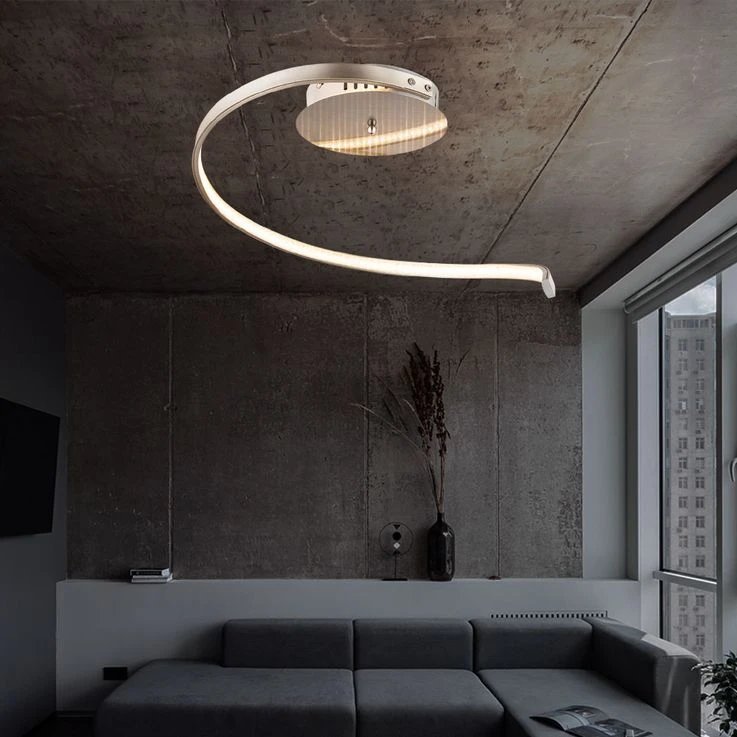 LED Deckenleuchte, Kristalle, L 36 Cm, JORNE