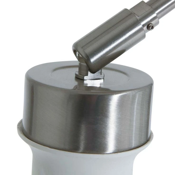 Stehleuchte, Textil Weiß, Stahl, Gelenke Beweglich, H 210 Cm – Bild 8