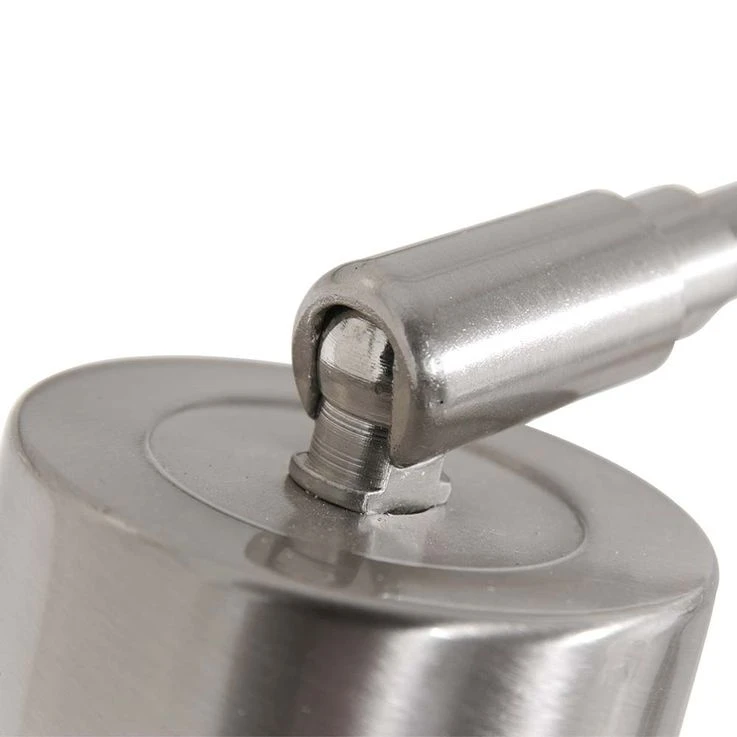 Wandleuchte, Textil Grau, Stahl, Gelenke Beweglich, L 80 Cm – Bild 10