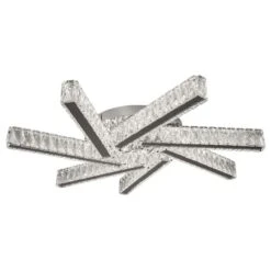 Clover- 7Flammige Led Deckenbündige Leuchte, Klarkristall, Chrom