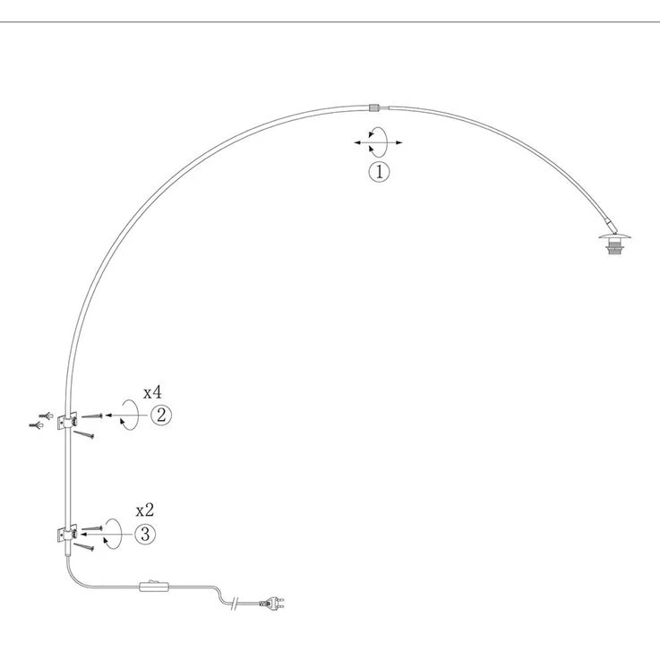 Wandleuchte, Textil Grün, Stahl, Verstellbar, L 160 Cm – Bild 14