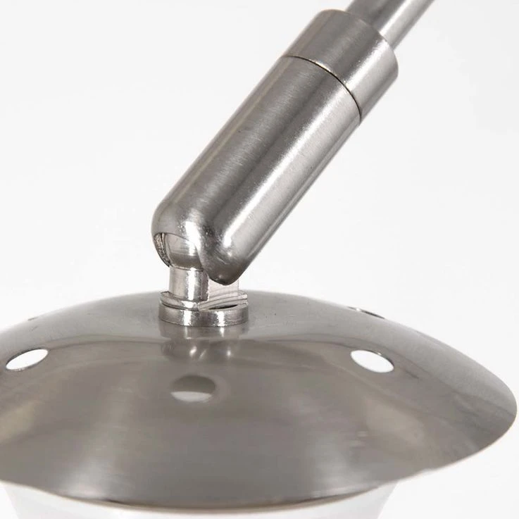 Wandleuchte, Textil Grün, Stahl, Verstellbar, L 160 Cm – Bild 3