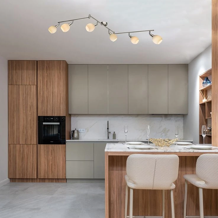 RGB LED Deckenleuchte, Fernbedienung, Dimmbar, Spots Beweglich – Bild 7