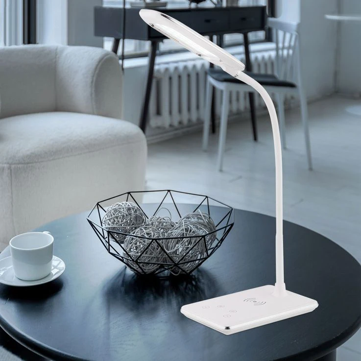 LED Tischleuchte, Wireless, USB Charger, Touch, Dimmer – Bild 3