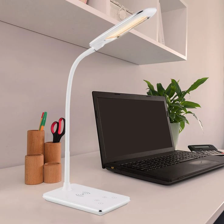 LED Tischleuchte, Wireless, USB Charger, Touch, Dimmer – Bild 4