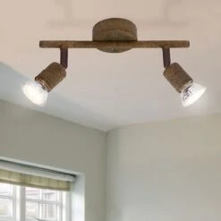 LED Deckenstrahler, Rostfarben, Spot Verstellbar, L 26 Cm