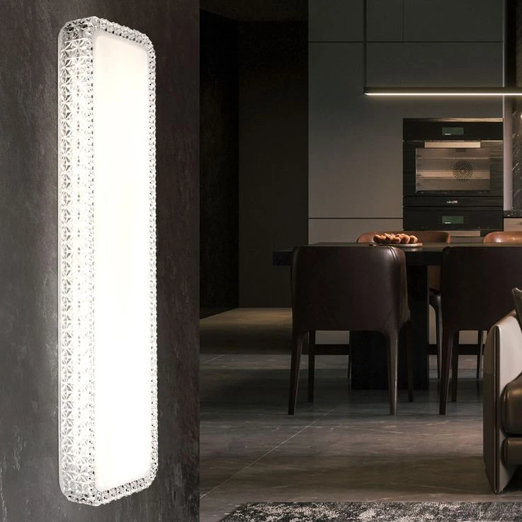 LED Wandleuchte KELLY, Sparkle Dekor, Rechteckig – Bild 3