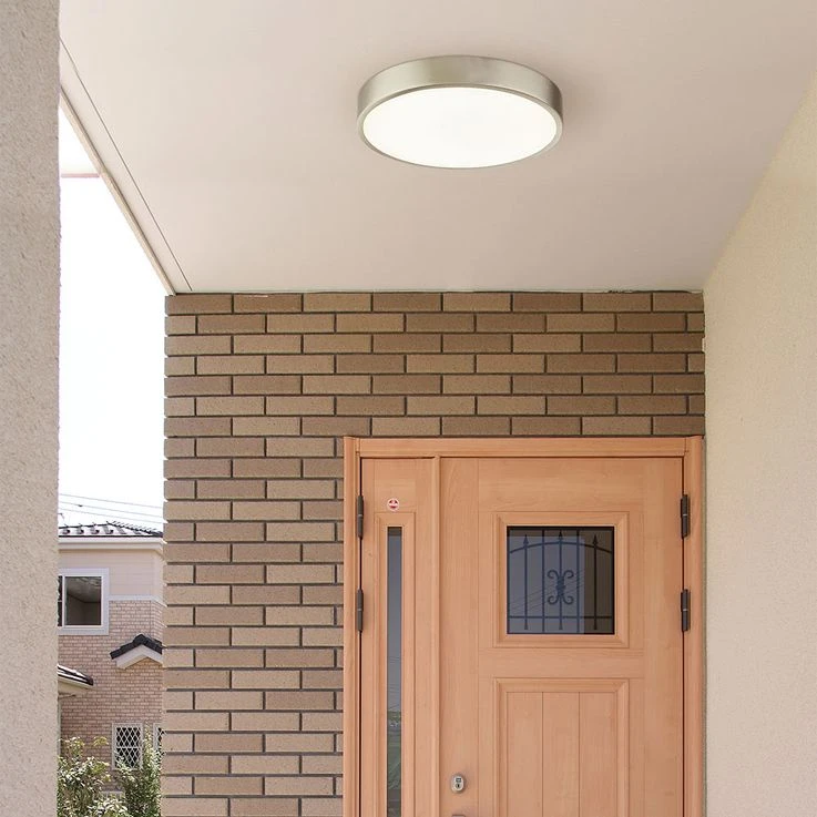 LED Deckenleuchte, Dimmbar, Aluminium, Acryl, IP44, H 2,6 Cm – Bild 5