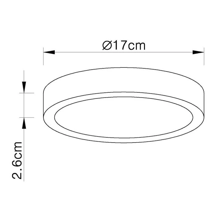 LED Deckenleuchte, Dimmbar, Aluminium, Acryl, IP44, H 2,6 Cm – Bild 9