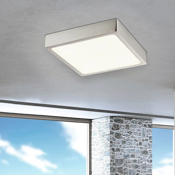 LED Deckenleuchte, Dimmbar, Aluminium Druckguss, Nickel-matt – Bild 5