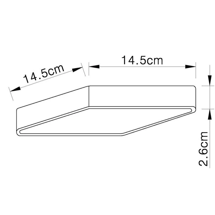 LED Deckenleuchte, Dimmbar, Aluminium Druckguss, Nickel-matt – Bild 9